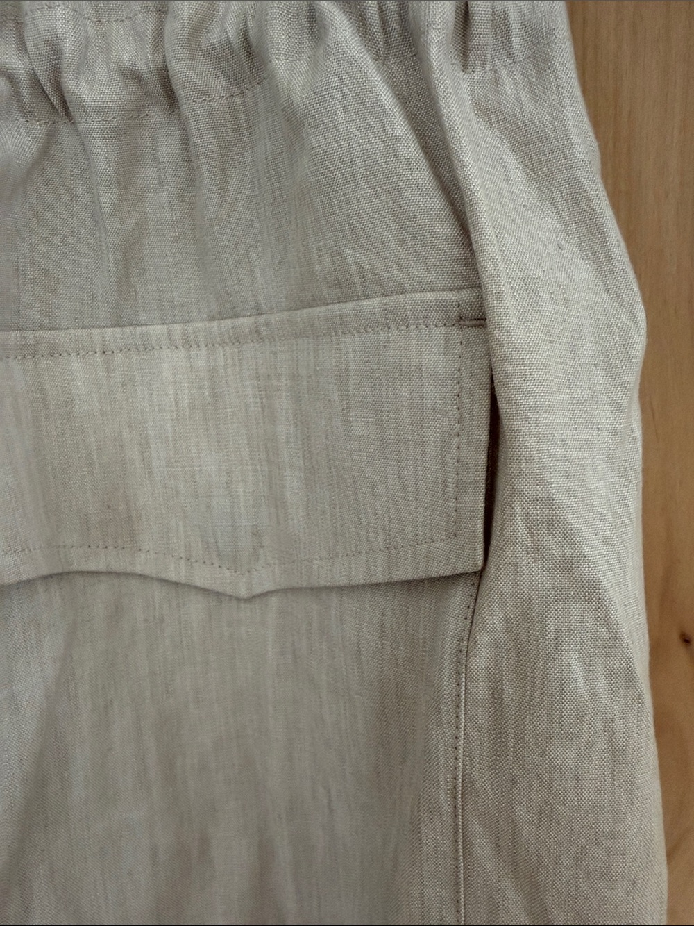 Theory Light Gray Drawstring Utility Field Jacket - Picture 3 of 5